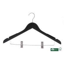 High-End Anti-Rutsch-Schwarz Wooden Clothes Hanger